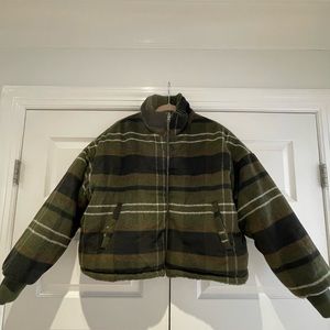 American Eagle reversible bomber
